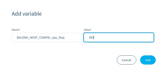 Add custom fleet configuration