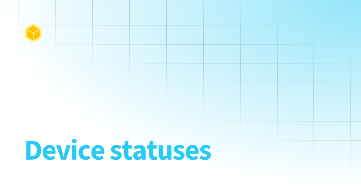 Device statuses | balena docs